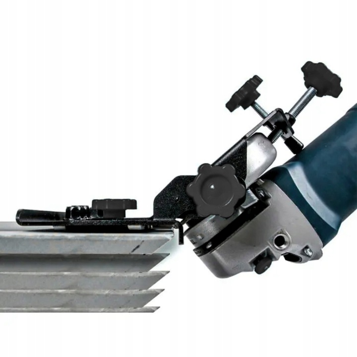 PRZYSTAWKA DO SZLIFIERKI KĄTOWEJ DO CIĘCIA PŁYTEK POD KĄTEM 45° SLIDER