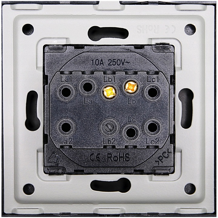 Włącznik Wyłącznik Światła Szklany Elektryczny Szkło Pojedynczy MIUUN