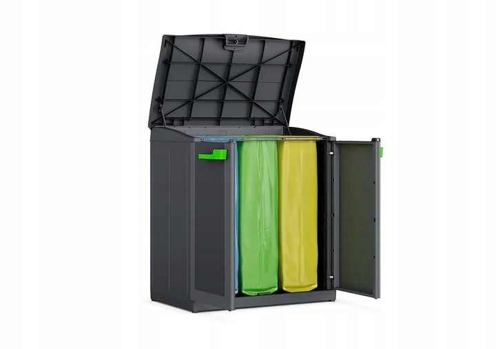 Kosz na Śmieci 3x120L Szafka do segregacji Moby Recycling System