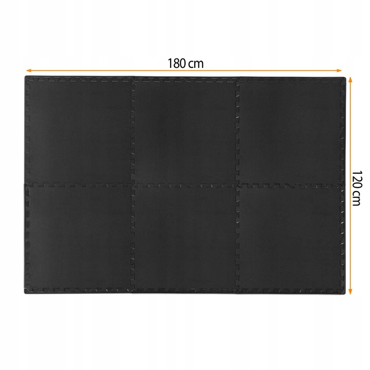 MATA DO ĆWICZEŃ GIMNASTYCZNA POD SPRZĘT DO SIŁOWNI PUZZLE 180x120 NEO-SPORT