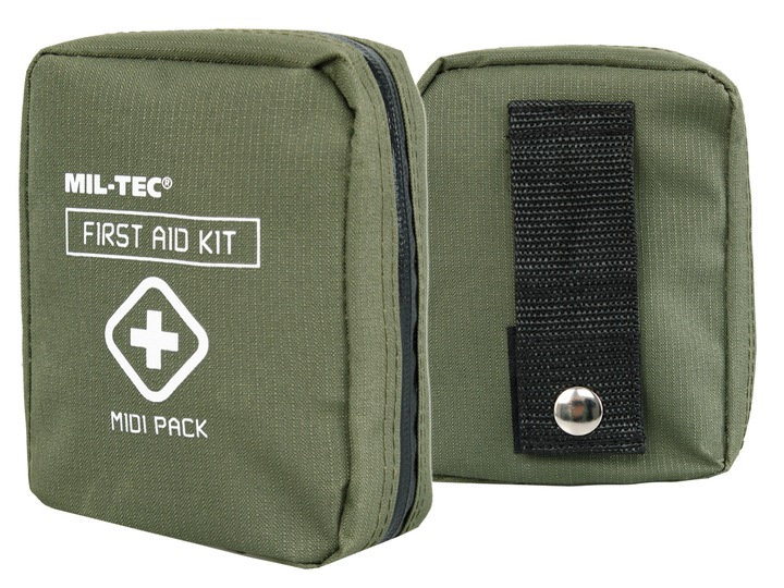 Apteczka Pierwszej Pomocy Turystyczna MIL-TEC First Aid Kit MIDI Olive