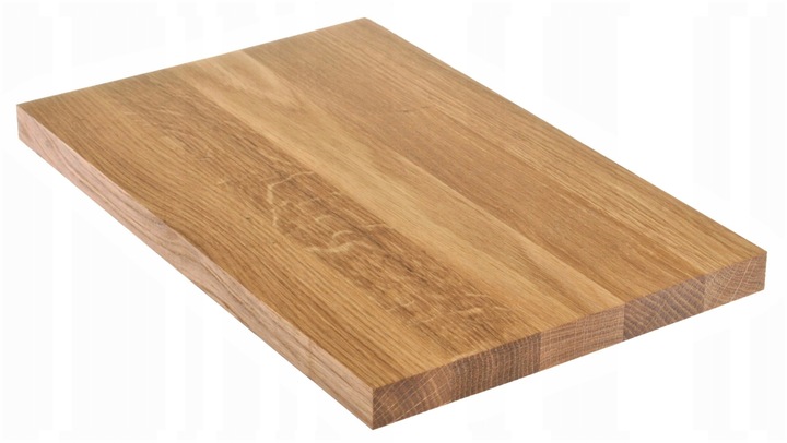 DESKA DO KROJENIA DREWNIANA DĘBOWA DAB 30x20x2cm GRUBA SOLIDNA