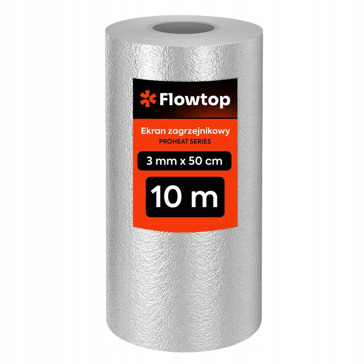 Ekran Zagrzejnikowy 10m Mata Pianka Aluminiowa Izolacyjna Odbija Ciepło Alu