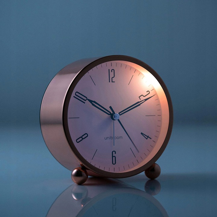 BUDZIK ZEGAREK BEZGŁOŚNY CICHY ZEGAR BEZ TYKANIA