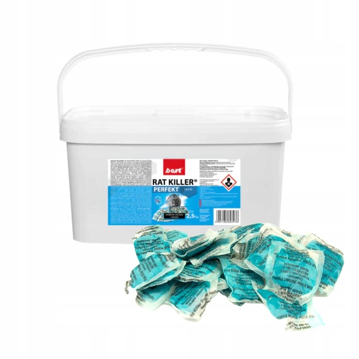 BEST RAT KILLER PERFEKT PASTA 2,5 kg myszy szczury