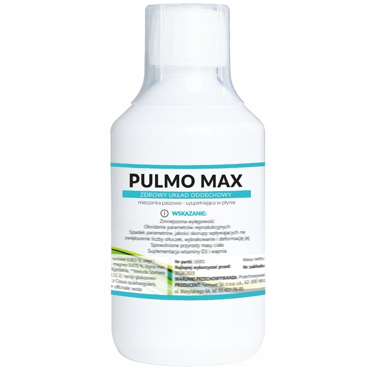 PULMO-MAX Farmwet 250ml witaminy dla drobiu, kur na układ oddechowy