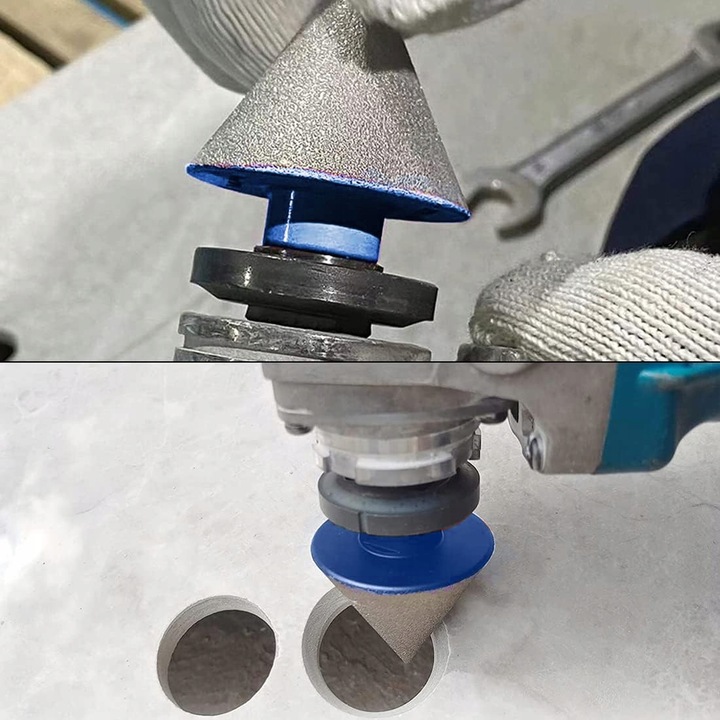 FREZ DIAMENTOWY STOŻKOWY STOŻEK GWINT M14 2-38MM