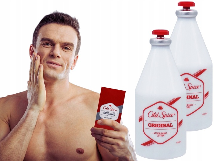 2x WODA PO GOLENIU OLD SPICE ORYGINAL - CUDOWNY I PORYWAJĄCY ZAPACH 100ml