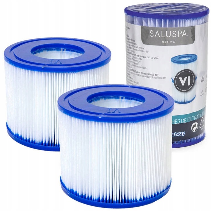 10x FILTR DO POMPY SPA JACUZZI BESTWAY WKŁAD TYP VI