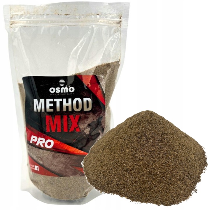 Zestaw do Method Feeder - Zanęta Method MIX PRO + Pro Pellet Dark 2mm OSMO