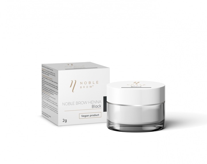 Henna pudrowa do brwi Noble Brow - Black