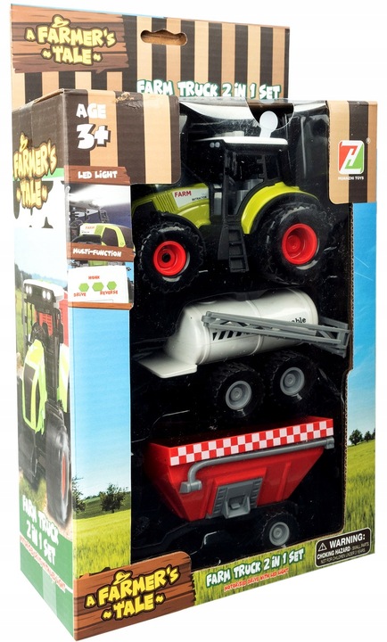 Ciągnik Traktor Maszyny rolnicze Zestaw Farmera