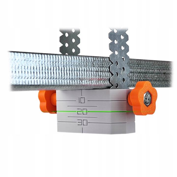 10 x UCHWYT DO POZIOMOWANIA sufitu podwieszanego SHORT GRIP profil