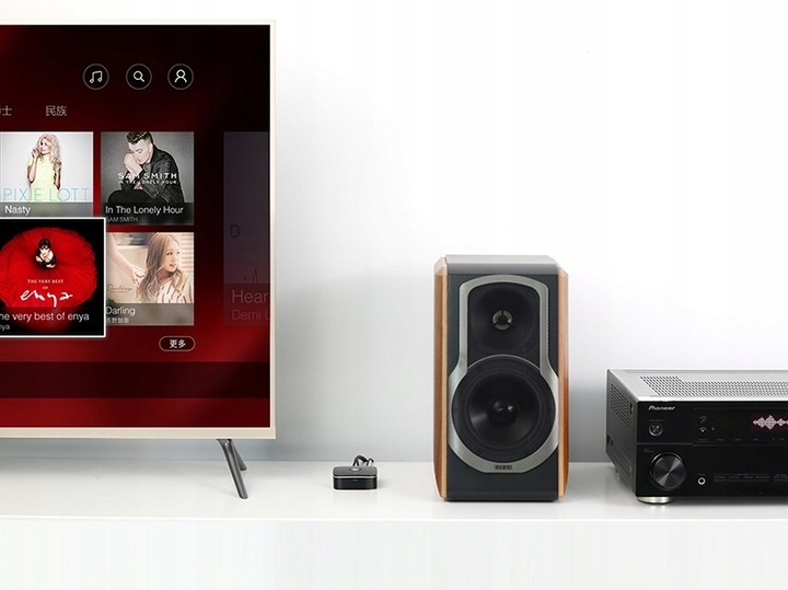 UGREEN Adapter Odbiornik Bluetooth 5.1 2x Cinch Mini Jack 3,5mm Aux aptX HD