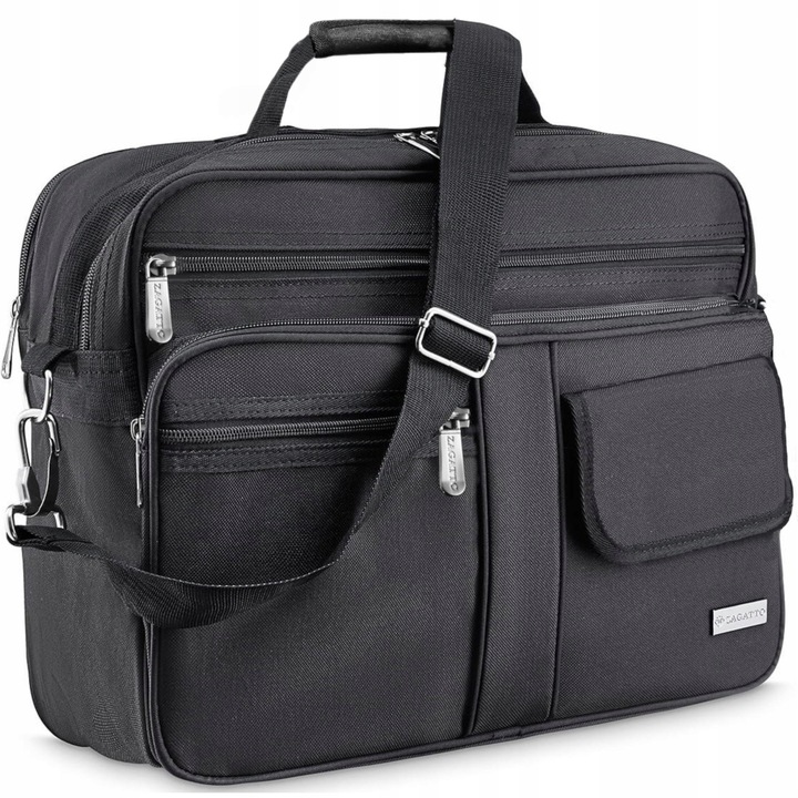 Torba męska na ramię DUŻA do pracy listonoszka mocna na laptopa