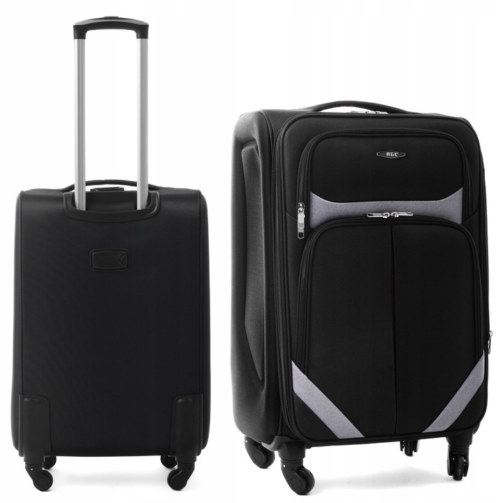 RGL ŚREDNIA WALIZKA PODRÓŻNA XL 4 KÓŁKACH BAGAŻ MATERIAŁOWA MIĘKKA