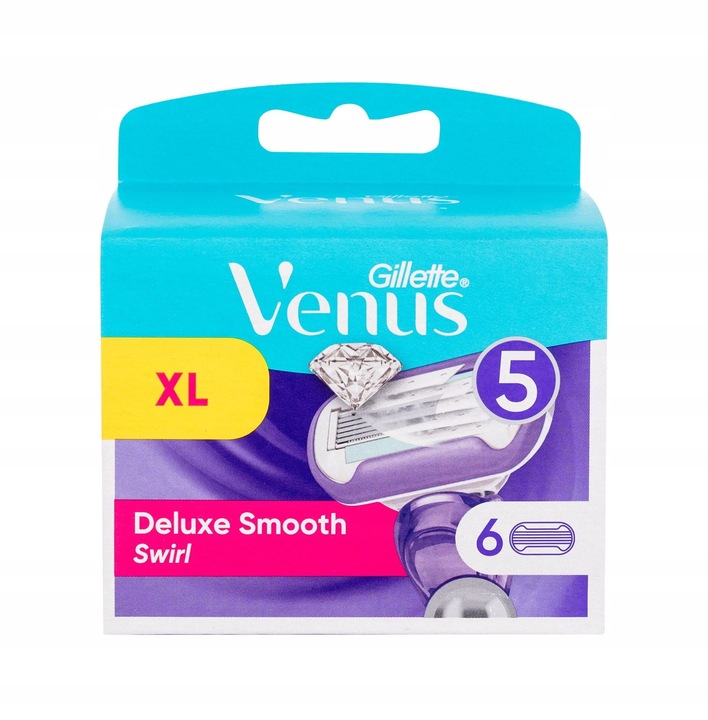 GILLETTE VENUS DELUX SMOOTH SWIRL 6SZT WKŁADY