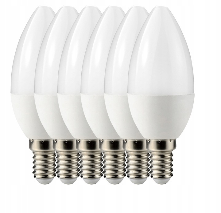 6x Żarówka LED E14 C37 10W=95W 850lm 3 BARWY BERGE