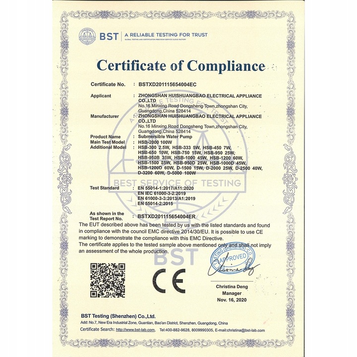 Mocna Pompa 2000L/h DO oczka WODNEGO FONTANNA KASKADA + 3 Końcówki