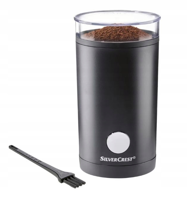 SILVERCREST Elektryczny młynek do kawy 180 W SKME 180 C1 Stal Inox
