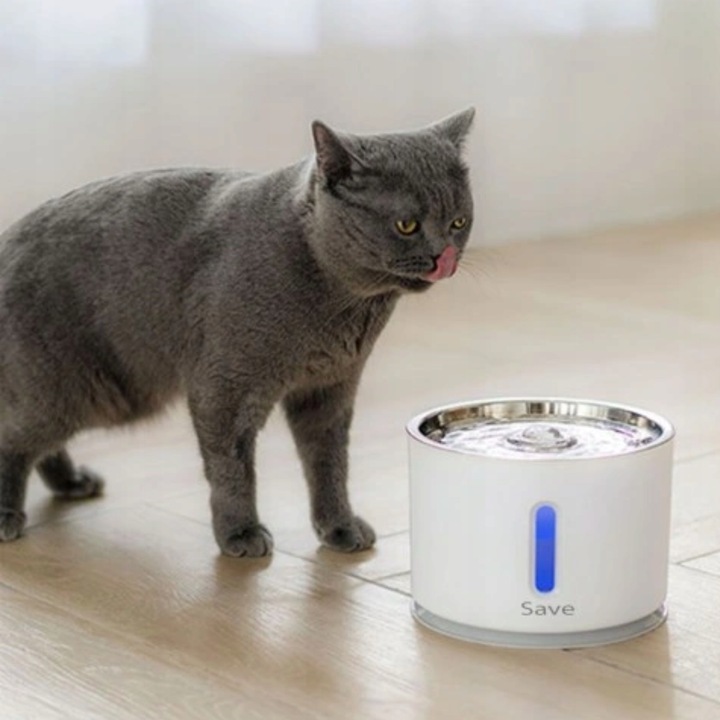 FONTANNA POIDEŁKO AUTOMATYCZNE DLA KOTA PSA CICHA + FILTR