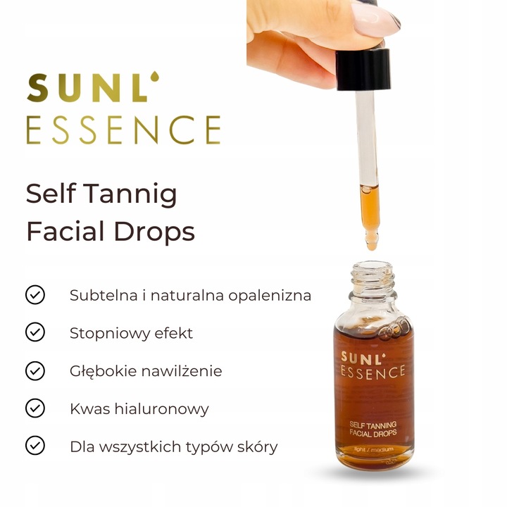 Kropelki samoopalające do twarzy medium/dark - dodaj do ulubionego