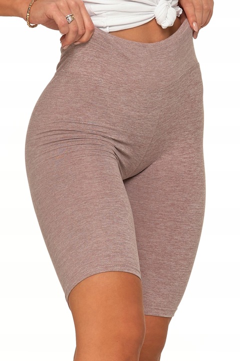 KOLARKI Krótkie Legginsy Wysoki Stan Kryjące Wygodne Gładkie MORAJ S/M