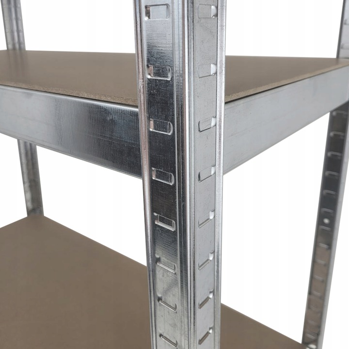 Regał metalowy ocynkowany wciskany 180x90x40 cm, 5 półek 875kg