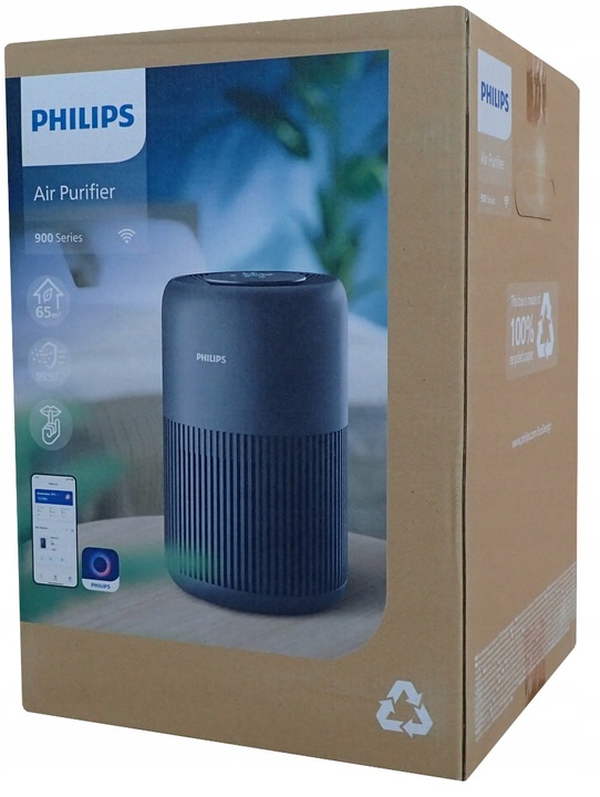 Oczyszczacz Powietrza Philips AC0951 HEPA WiFi NanoProtect do 65m²