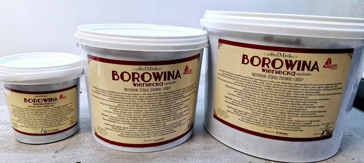 Borowina Wieniecka wiaderko 5 kg REUMATYZM URAZY