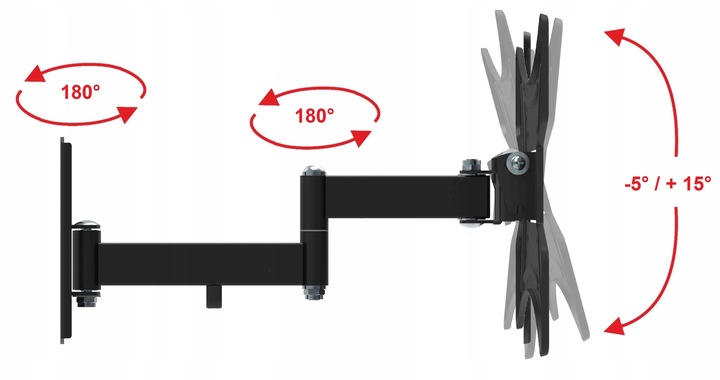 Extra Mocny UCHWYT do TELEWIZORA 42 40 39 32 24 22 cale Wieszak TV