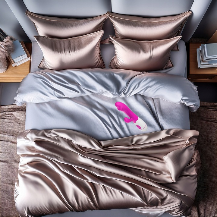 Wibrator Z Silikonu Medycznego Z Stymulatorem Łechtaczki 30 Trybów