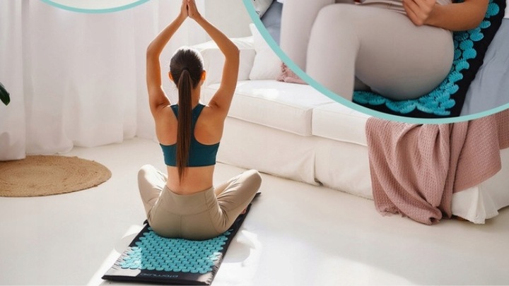 ZESTAW AKUMATA MATA DO AKUPRESURY Z PODUSZKĄ KOLCE