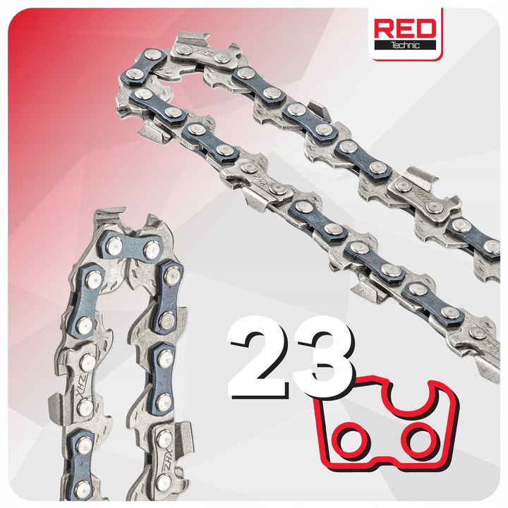 PROWADNICA DO PIŁY AKUMULATOROWEJ PILARKI 20CM 8" + 2X ŁAŃCUCH 1,4"