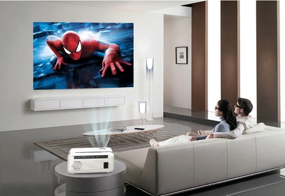 Mini Projektor do Telefonu Smartfona Przenośny Mały Rzutnik Android WiFi 4K