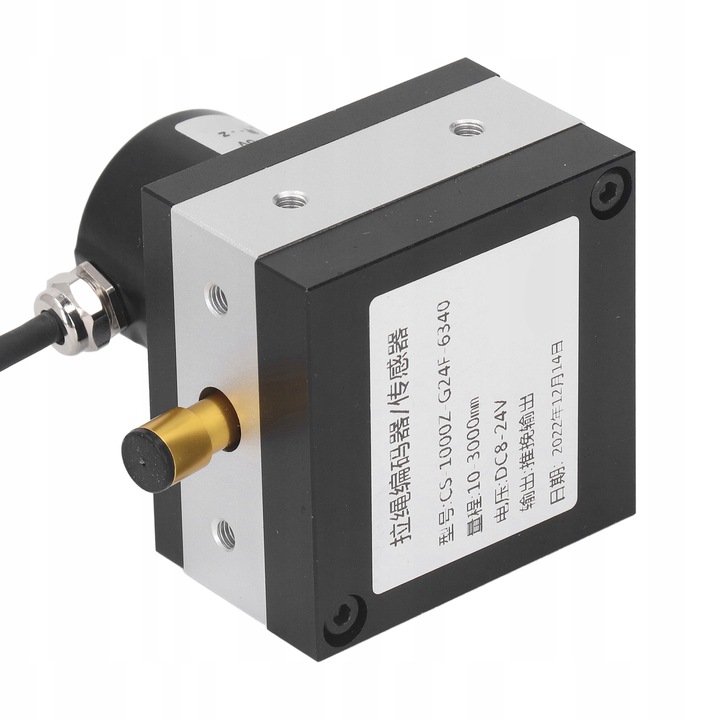 Śr. Enkoder linkowy 38 mm Zakres od 10 do 3000 mm