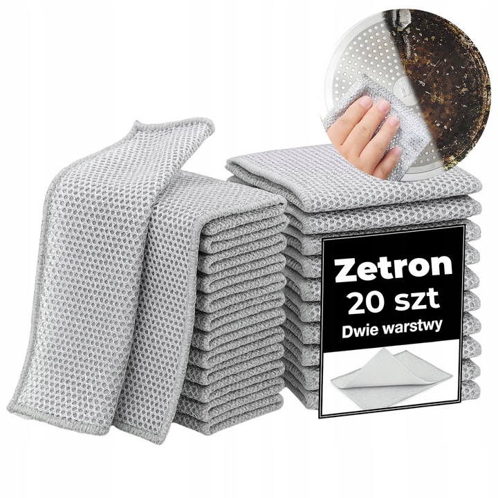 MAGICZNE ŚCIERECZKI DRUCIANE Ściereczka Ścierka Kuchenna Uniwersalna 20 szt