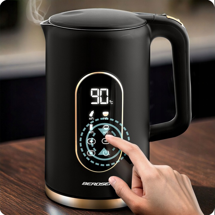 CZAJNIK ELEKTRYCZNY REGULACJA TEMPERATURY 2200W PANEL DOTYKOWY 1,7L