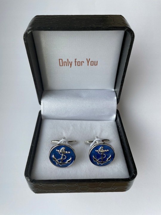 Srebrne spinki do mankietów EXC Mózg Umysł Mensa dla Inteligenta Uczonego