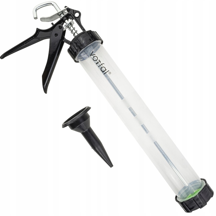 WYCISKACZ PISTOLET 600 ML DO GĘSTYCH MAS KLEJU SILIKONU FUG