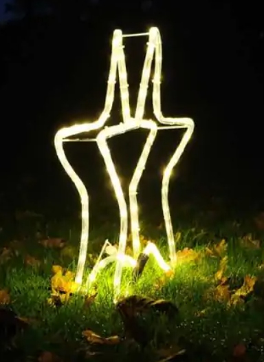 ŚWIĄTECZNA GWIAZDA LED 3D OZDOBA ZEWNĘTRZNA XXL