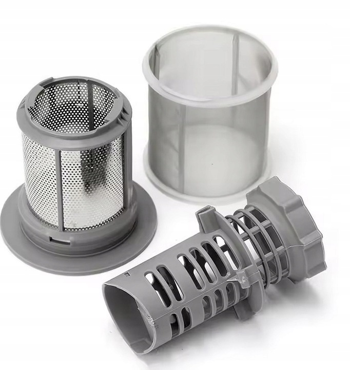 Filtr zmywarki Bosch Siemens, zgrubny + sitko mikrofiltr, 10002494