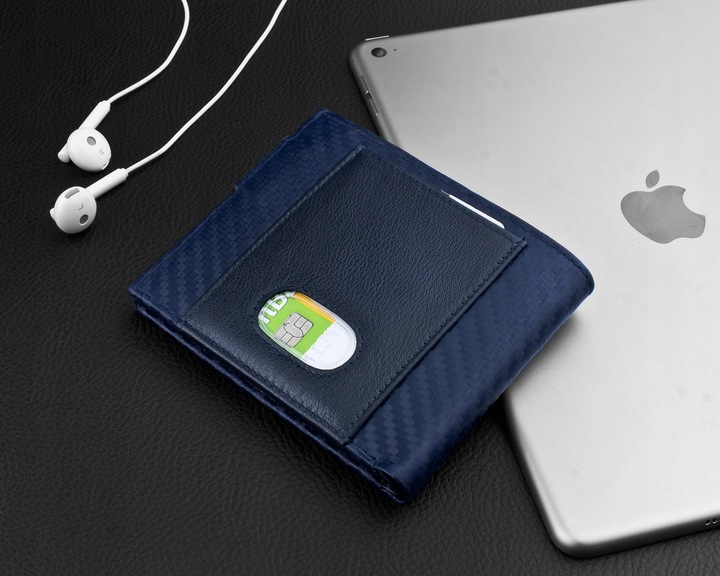 KOCHMANSKI skórzany portfel męski mały cieńki slim