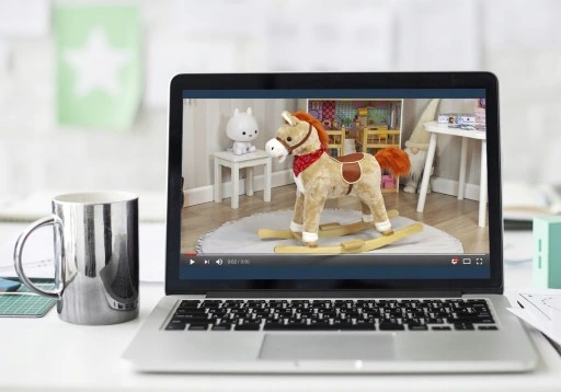 KOŃ na biegunach ŚPIEWAJĄCY, interaktywny KONIK