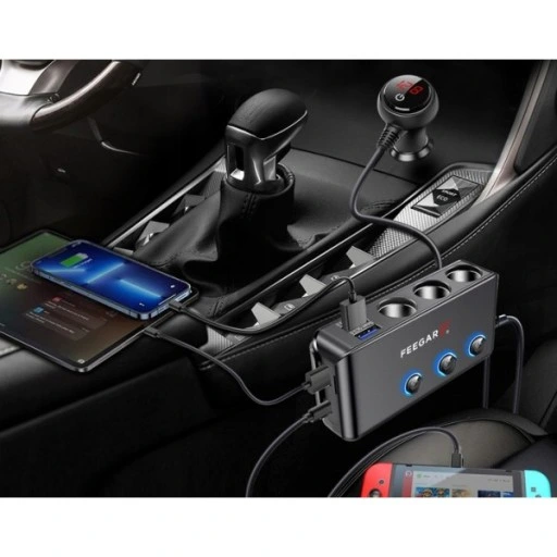 Rozdzielacz samochodowy USB Feegar Ciga 7 wyjść
