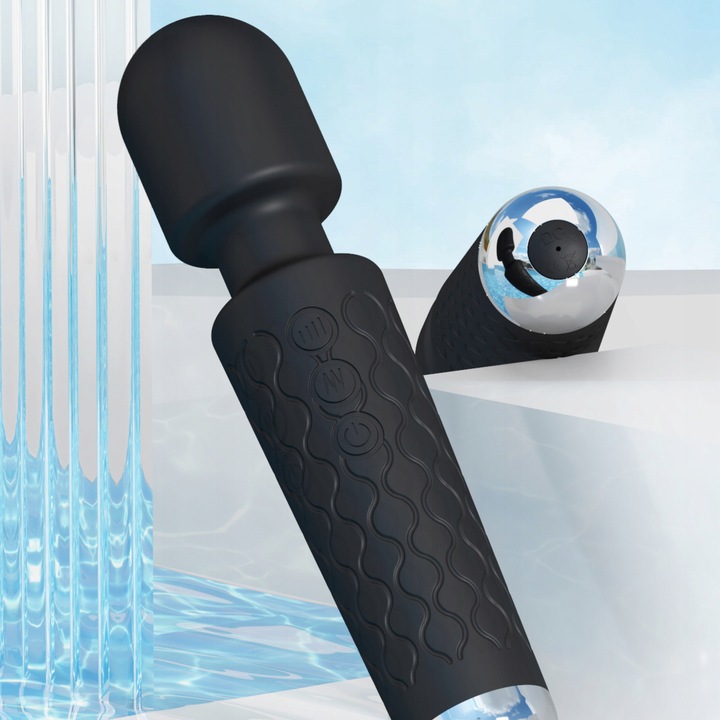 MASAŻER ŁECHTACZKI MOCNY WIBRATOR DO ORGAZMÓW MAGICZNA RÓŻDŻKA MAGIC WAND