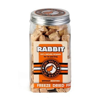 Kiwi Walker Snacks 100% królik, liofilizowane przysmaki dla psa kota 75g