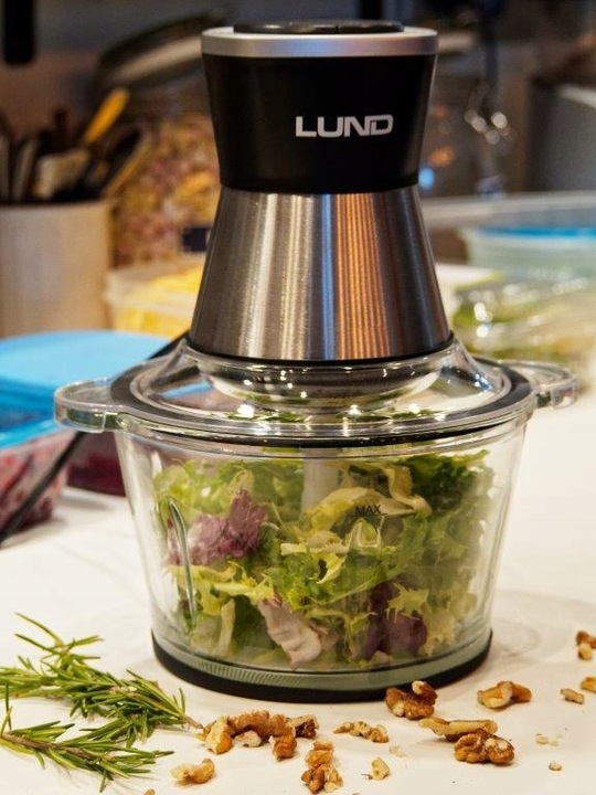 ELEKTRYCZNY ROZDRABNIACZ DO ŻYWNOŚCI MALAKSER 3w1 2 PRĘDKOŚCI 2L LUND 500W