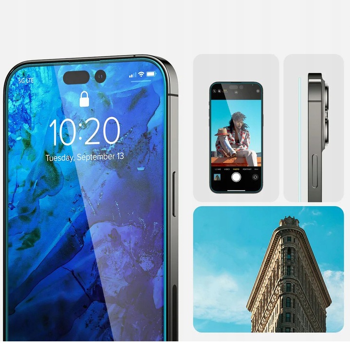 Szkło hartowane na ekran do iPhone 14 Pro, Spigen