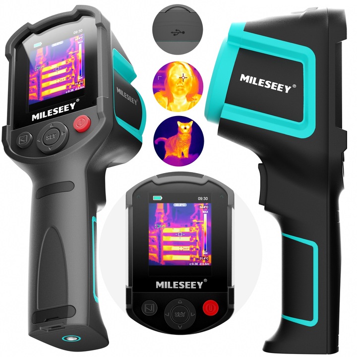 KAMERA TERMOWIZYJNA PRO –20 +550 USB-C 2.8" LCD ALARM CE ZAPIS ZDJĘĆ